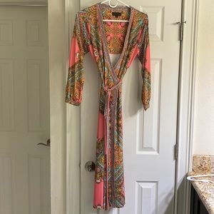 Hale bob wrap dress